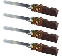 Ensemble de 4 Spatules pour pâte à tartiner 19 cm Fackelmann