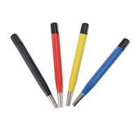 Ensemble de 4 Stylos Pinceaux à Gratter, Brosse de Ponçage de Style Stylo avec Acier, Laiton, Fibre de Verre, Nylon et Embouts Réglables pour Enlever la Corrosion et la Rouille,