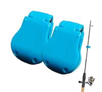 Ensemble De 4 Supports De Tige Multifonctionnels - Baule Fixe À Canne À Pêche Avec Clip Élastique | Porte-canaux De Pêche | Organisateur De Clip De Ligne | Fixation Anti -chette Pour Un Transporteur S