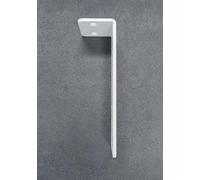 Ensemble de 4 supports d'étagère invisibles, équerres robustes de 14 cm, supports muraux flottants blancs, supports d'étagère flottants pour étagères.