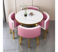 Ensemble de 4 tables de salle à manger carrées pour 4 meubles modernes et minimalistes peu encombrants - Table et chaises pratiques pour les petits espaces - Café, cuisine, salle de réunion, maison