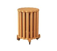 Ensemble De 4 Tabourets Empilables en Bois Massif sans Dossier, avec Base Mobile, for Salle À Manger, Salon, Cuisine Et Balcon(Color-2)