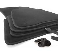 Ensemble de 4 tapis de sol en velours pour BMW X3 (G01) et X4 (G02) de qualité d'origine, couleur noire