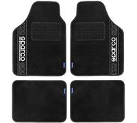 Ensemble De 4 Tappetins Noirs Pour Auto SPARCO En Moquette SPARCO