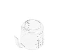 Ensemble de 4 tasses à mesurer en plastique transparent et foncé avec poignée, comprenant une cuillère doseuse, une balance et des ustensiles de pâtisserie .(300ml Clear)