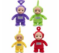 Ensemble De 4 Teletubbies 26cm Parlant Po, Laa-Laa, Dipsy Et Tinky Winky Peluche