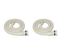 Ensemble de 4 tuyaux de vidange for lave-linge UNCL, kit d'extension de tuyau de vidange compatible avec tous les tuyaux de vidange, avec 2 colliers de serrage, 1 mètre