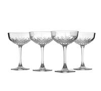 Ensemble de 4 verres cocktail Pasabahce Coupe - Verres Martini Margarita exclusifs - Verres Champagne Coupe Intemporels - Design Cristal -