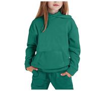 Ensemble de 4 vêtements pour enfants, bébés garçons et filles, à manches longues, sweat-shirt à capuche chaud et uni, hauts et pantalons pour enfants, tenue d'entraînement, vêtements pour bébés, 1 an