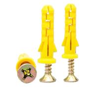 Ensemble de 40/50 vis autotaraudeuses en acier inoxydable for plaques de plâtre, chevilles et vis à tête cruciforme, type expansion, tailles M6×30 / M6×40(50pcs M8x40)