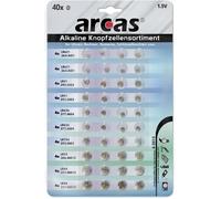 Ensemble de 40 piles bouton de différents types