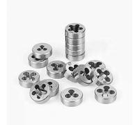 Ensemble de 40 tarauds et filières, tailles métriques multiples, outil de réparation manuel M3-M12 avec étui de rangement, pour acier inoxydable, acier au carbone, laiton, fonte,