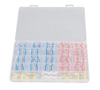 Ensemble de 420 connecteurs de câblage à emboîtement thermorétractables, kit de bornes de câblage à soudure étanches et translucides en étain de haute pureté, pour applications