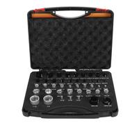 Ensemble de 44 vérificateurs de filetage d'écrou et de boulon, jauges d'identification d'écrou de boulon de haute précision impériales et métriques en alliage d'aluminium, outil