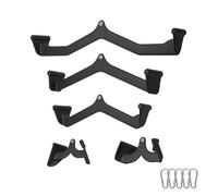 Ensemble de 5 Accessoires de Traction AT-Duoku-pour Salle de Sport à Domicile-Barres de Tirage pour Machine à Poulie Musculation