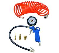Ensemble de 5 accessoires SCHEPPACH pistolet de gonflage, tuyau 5m et 3 embouts de gonflage