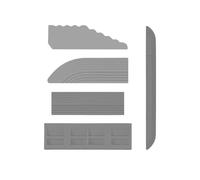 Ensemble De 5 Barres De Seuil/rampes D'escalier For La Maison, Compatibles Avec Les Aspirateurs Robots Ecovacs.(Set B)