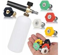 Ensemble de 5 buses + moussant 1000 ml pour nettoyeurs haute pression