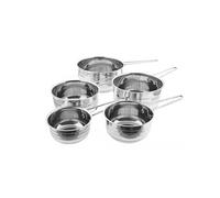 Ensemble de 5 Casseroles Inox pour Cuisson Tous Feux Induction Argent