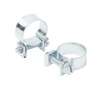 Ensemble de 5 colliers de serrage réglables - Fixations de tuyaux en acier au carbone durables for la rénovation et la réparation de la maison(9mm-11mm)