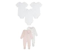 Ensemble de 5 combinaisons et bodies Huggies Babywear avec pieds