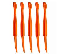 Ensemble de 5 coupeéplucheurs en plastique pour éplucher les agrumes, mise à niveau de l ' outil pour éliminer efficacement les oranges et la peau de citron avec facilité Coupe-citron