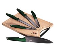 Couteaux - Berlinger Haus - Emerald Line Bh2706 - 6 Pièces - Acier Inoxydable - Bois
