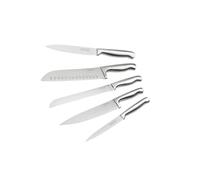 Ensemble de 5 couteaux de cuisine professionnels en inox de 24 à 33,5 cm Nirosta Star
