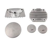 Ensemble de 5 couvercles de culasse en alliage d’aluminium, kit de remplacement de couvercle de culasse pour moteur de quad ATV 4 roues de 70, 90 et 110, résistant à la