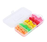 Ensemble de 5 grains de maïs tendres de couleurs différentes pour la pêche, appâts artificiels en forme de grains de maïs et accessoires de pêche (125 pilules)