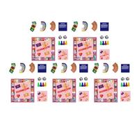 Ensemble de 5 Jeux de société pour Couples - Jeu de société pour Adultes Opoly, Cartes de Relation, Jeu Portable pour Couples, Cadeau Anniversaire ou Saint-Valentin pour époux et épouse