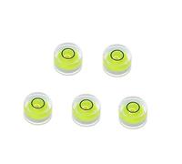Ensemble de 5 Mini niveaux à bulles, Instrument de mesure de niveau rond polyvalent 10mm * 6mm/12mm * 7mm/15mm * 8mm/18mm * 9mm