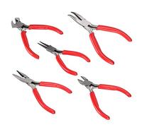 Ensemble de 5 mini pinces, nez aiguille, diagonale, nez long, nez courbé, coupe d'extrémité, ensemble d'outils de pinces à bijoux, petits coupe-fils pour la fabrication