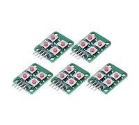 Ensemble de 5 modules de Clavier à 4 Touches, Interrupteur à clé de Balayage 2x2, Commande électrique, PCB Durable, Ensemble de 5 pièces pour la Commande de Moteur de Modification