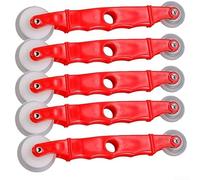 Ensemble de 5 outils de roulement de pelle et de vitrage en ABS + PVC pour remplacement de bande d'étanchéité de porte, bricolage et utilisation professionnelle (5 pièces de type B)