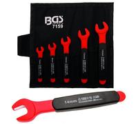 Ensemble De 5 Pcs Clés À Fourche VDE 7-14 Mm - Code BGS7159 FBGS7159 BGS Atelier