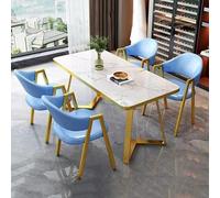 Ensemble de 5 pièces avec chaises rembourrées, design compact et peu encombrant pour petites salles à manger et coins de petit-déjeuner