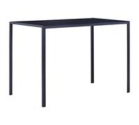 Ensemble de 5 pièces, gris, avec plateau en verre trempé et chaises en cuir synthétique, moderne, pour cuisine et salle à manger, peu encombrant, robuste, scandinave, compact, gris