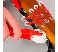 Ensemble de 5 pièces pelle à vitrage et outil de roulement d'écran pour installation de bande d'étanchéité de porte - Construction ABS + PVC, conception de rouleau à double roue, D (5 pièces de type B