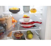 Ensemble De 5 Poêles À Frire Avec Poignée Amovible, Metallic Line Burgundy Edition