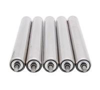 Ensemble de 5 Rouleaux de Rechange, diamètre 1"-2,4", pour Un espacement de Cadre de 39,4"-59", Installation Facile, idéal pour Une Utilisation Industrielle, Rouleaux de Transport Robustes.