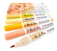Ensemble De 5 Stylos De Dessin À L'encre Aqua Royale Talens Ecoline Beige Rose