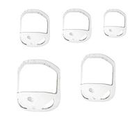 Ensemble de 5 tailles pour barbe de chèvre - Outil de façonnage de barbe - Modèle de rasage tendance pour homme