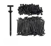 Ensemble de 50/100/200/300/500 boucles d'attache câble en Nylon, fixation automatique, Clip à vis, garde-boue voiture, coffre moteur, panneau protection, fil sécurisé(100sets)