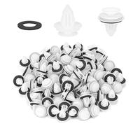Ensemble de 50 clips de garniture de voiture avec design à coussin en mousse - Pinces pour voiture