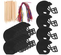 Ensemble de 50 Scratch pour Débutants Papier à Gratter Noir | Bâtonnet en Bois et Rubans Inclus, pour Activités Scolaires et Fêtes D’anniversaire, Surface Holographique