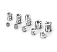 Ensemble De 55 Pièces Réducteur De Filetage écrou D'insertion De Filetage Fendu, Filetage Femelle M2 M2,5 M3, Filetage Mâle M3 M4 M5 M6, Fixations En Acier Inoxydable