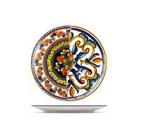 Ensemble De 6 Assiettes à Fruits Modèle Positano En Grès De 20 Cm
