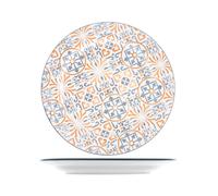Ensemble De 6 Assiettes En Grès Capri Plates 26,5 Cm H&H