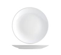 Ensemble De 6 Assiettes Iris Blanches Plates 26 Cm H&H